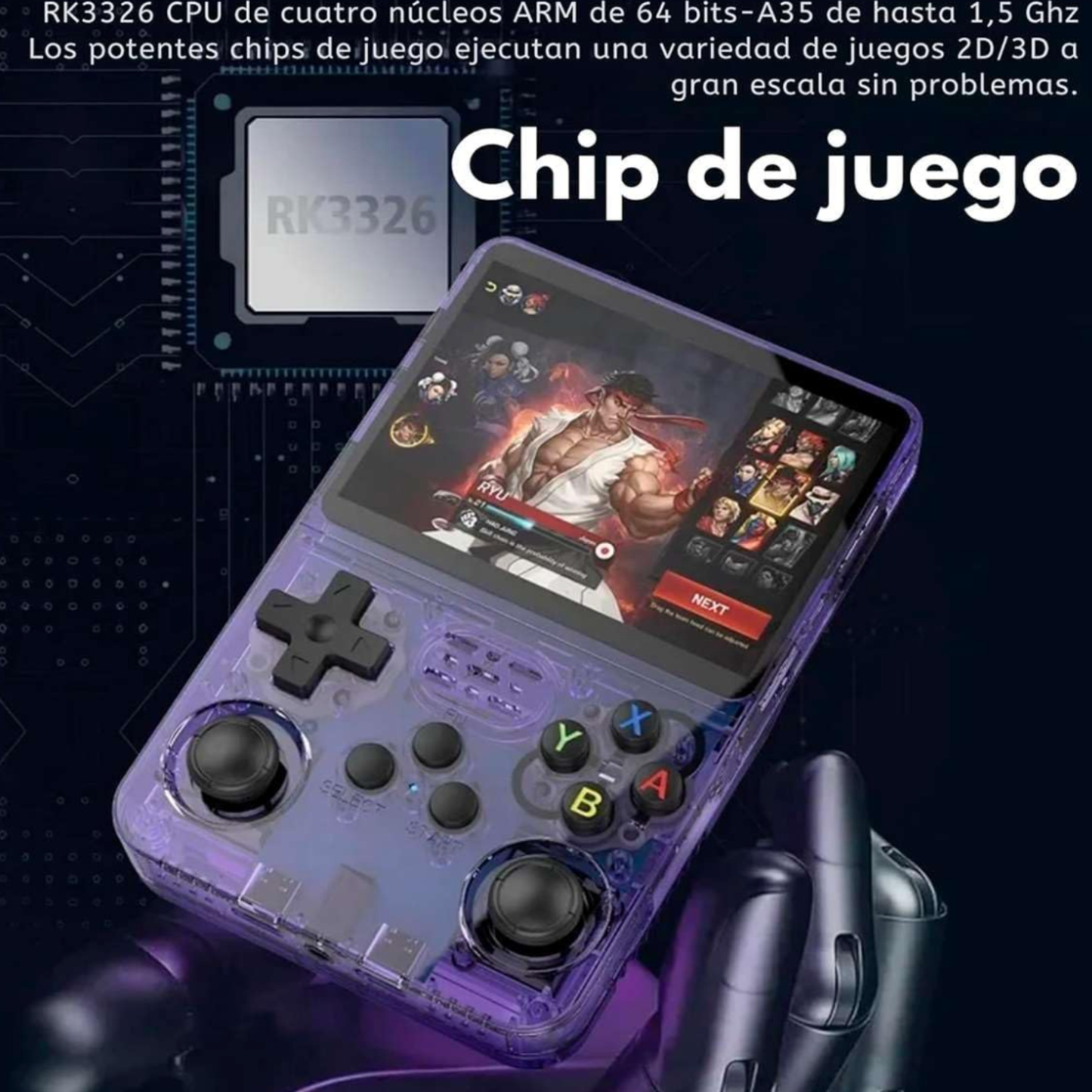Consola portátil con +10,000 juegos