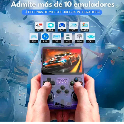 Consola portátil con +10,000 juegos