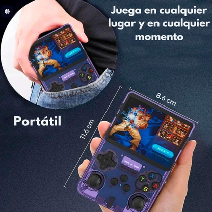 Consola portátil con +10,000 juegos
